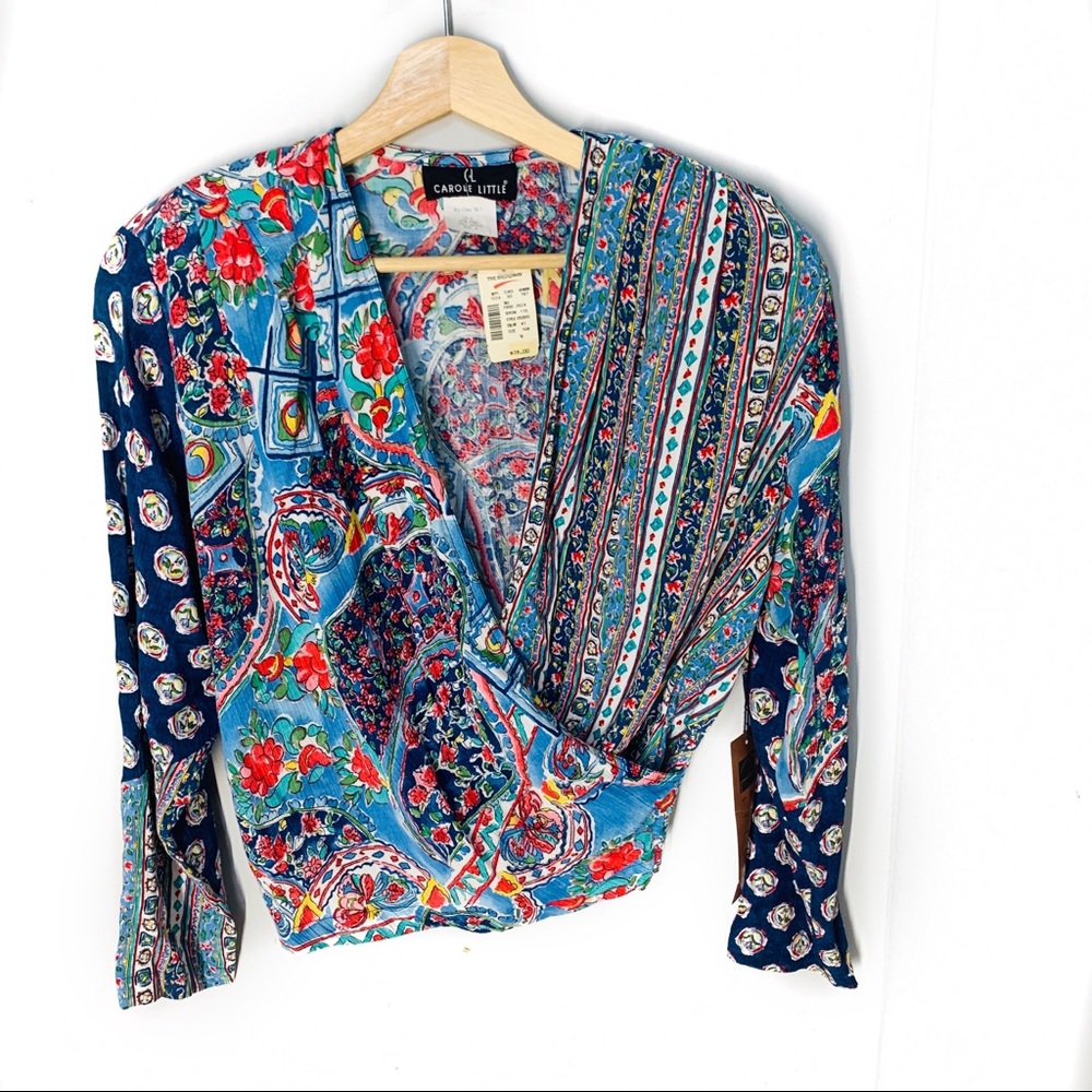 Carole Little vintage floral print top